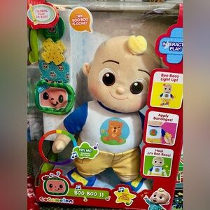 Cocomelon Boo Boo JJ interactive plush doll light up Boo Boo song New in box